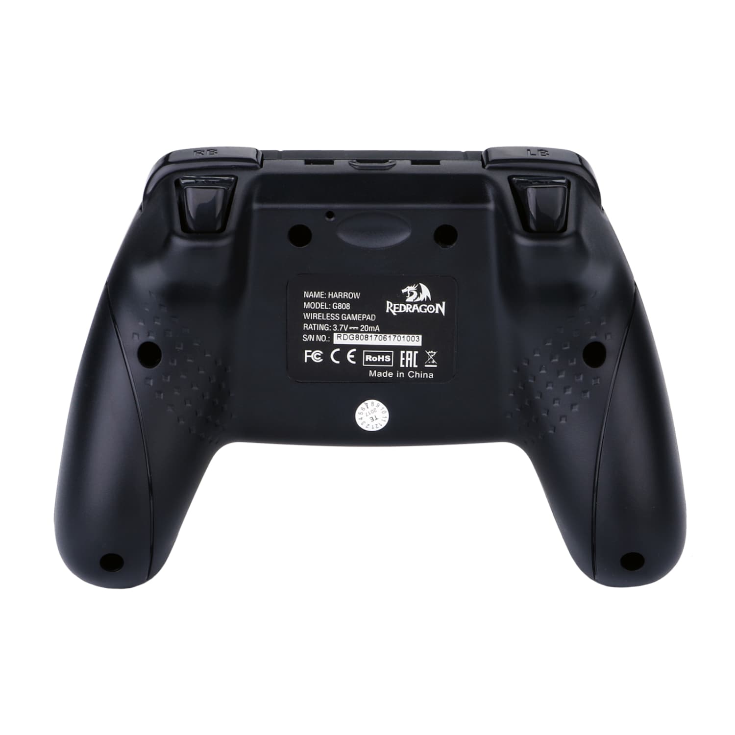 Redragon HARROW Wireless X/D-input(Digital/Analog) PC Controller - Black image 6