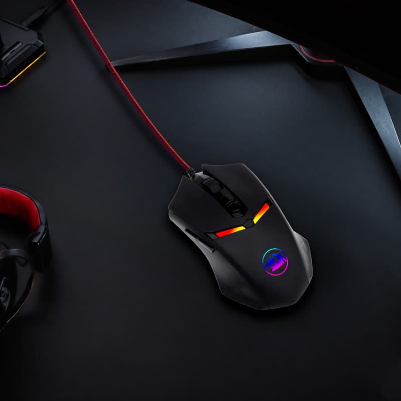Redragon NEMEANLION 2 7200DPI Wired Gaming Mouse - Black image 7