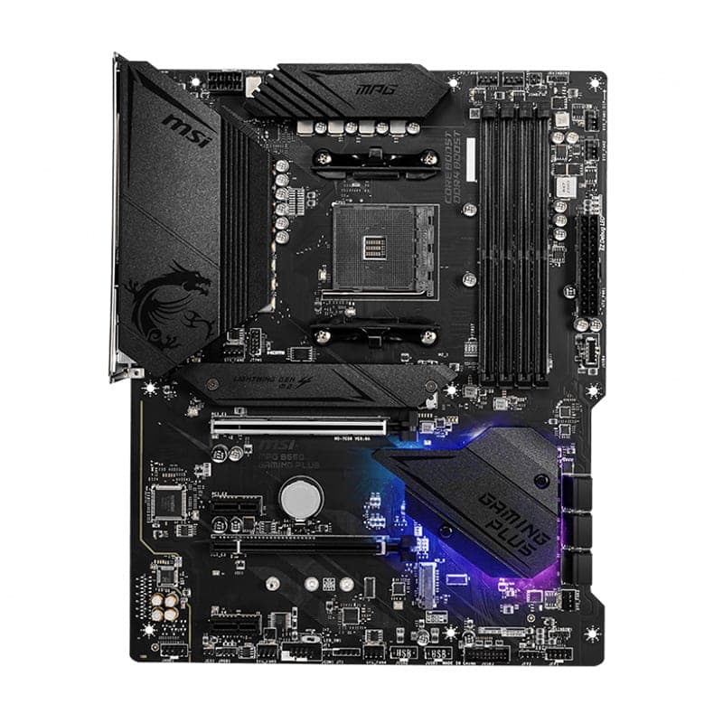 MSI MPG B550 Gaming Plus AM4 ATX Motherboard – Ryzen 5000 image 2