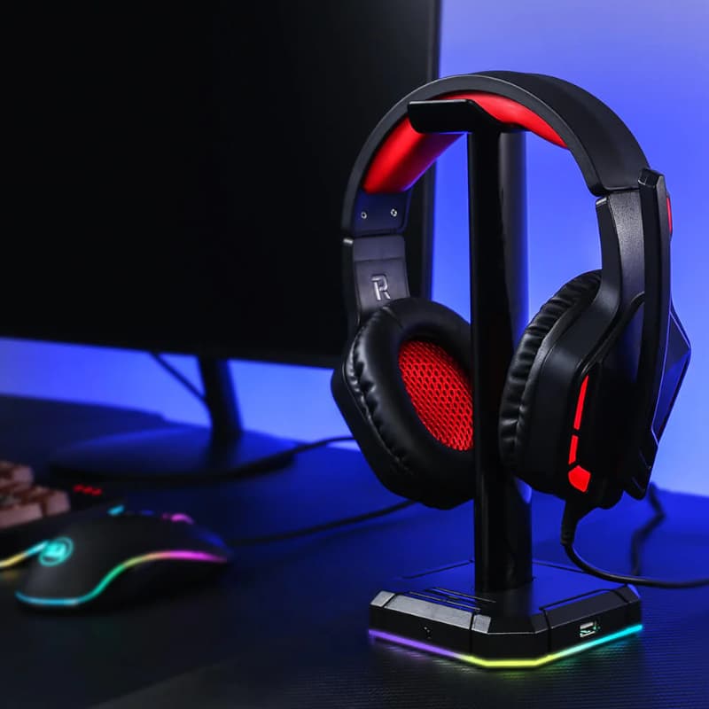 REDRAGON Over-Ear THEMIS Aux Gaming Headset - Black image 5