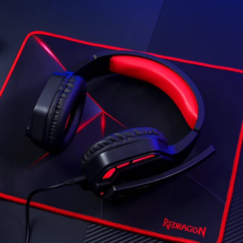 REDRAGON Over-Ear THEMIS Aux Gaming Headset - Black image 6