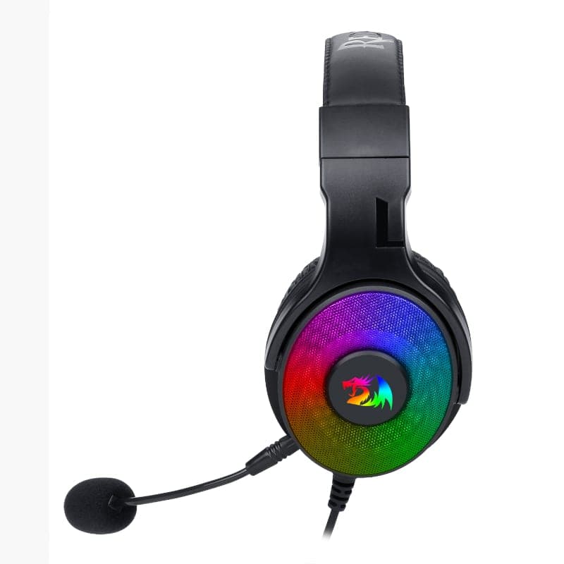 REDRAGON Over-Ear PANDORA USB (Power Only)|Aux (Mic and Headset) RGB Gaming Headset - Black image 2