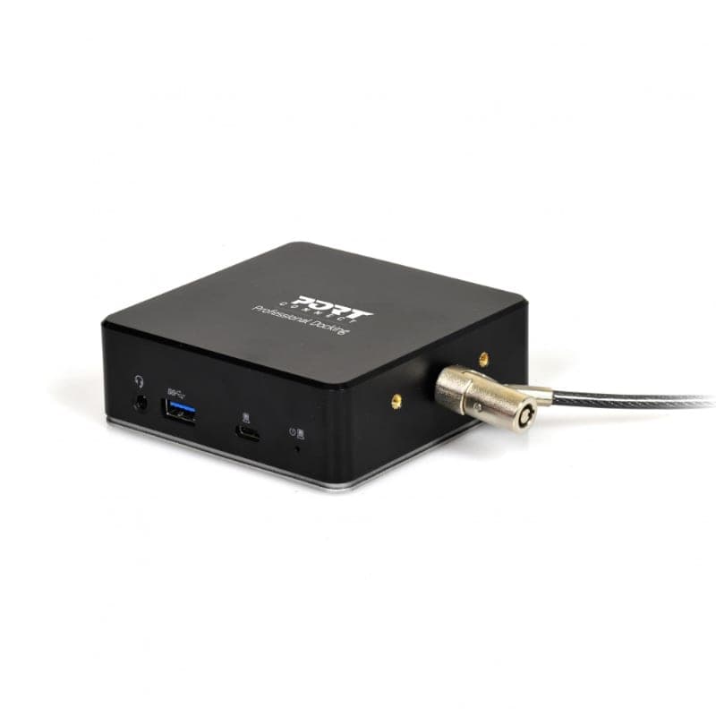 Port USB Type-C to 1 x RJ45|2 x USB3.1 Gen1|2 x HDMI|1 x Type-C|1 x USB3.1 Gen1 | Apple Charging 2.4A|1 x Aux Dock - Black image 2