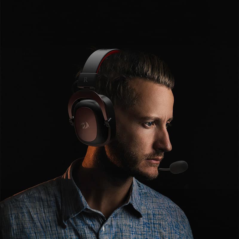 REDRAGON Over-Ear ZEUS 2 USB Gaming Headset - Black image 8
