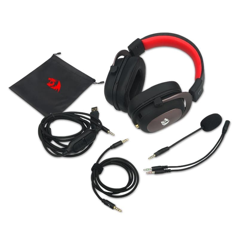 REDRAGON Over-Ear ZEUS 2 USB Gaming Headset - Black image 5