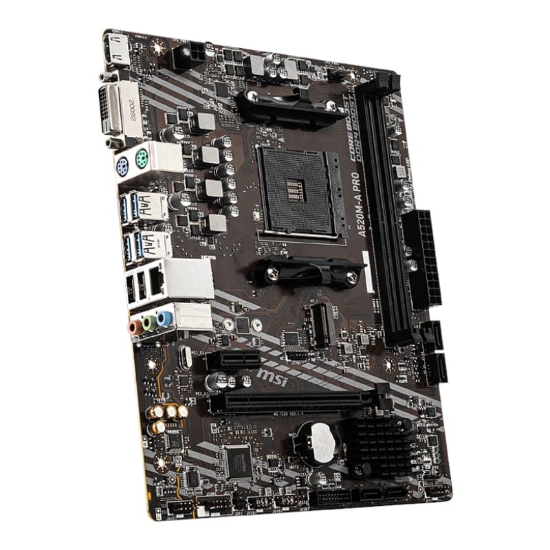 MSI A520M-A PRO AM4 AMD MATX Gaming Motherboard image 3