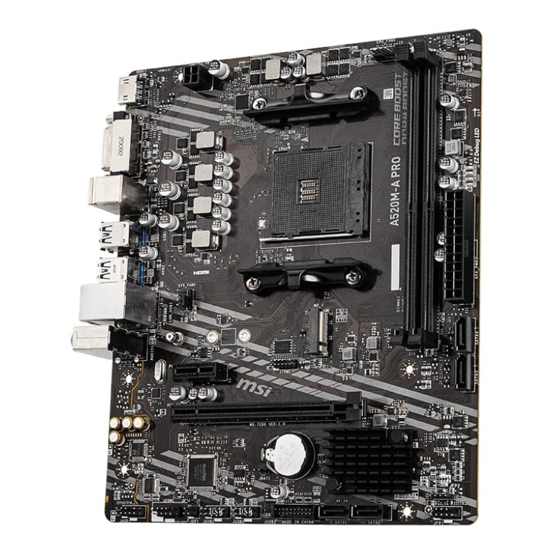 MSI A520M-A PRO AM4 AMD MATX Gaming Motherboard image 4