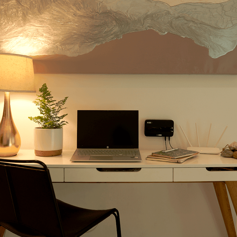 GIZZU 36W 32Wh 8800mAh Mini Dual DC UPS Lithium - Black image 2