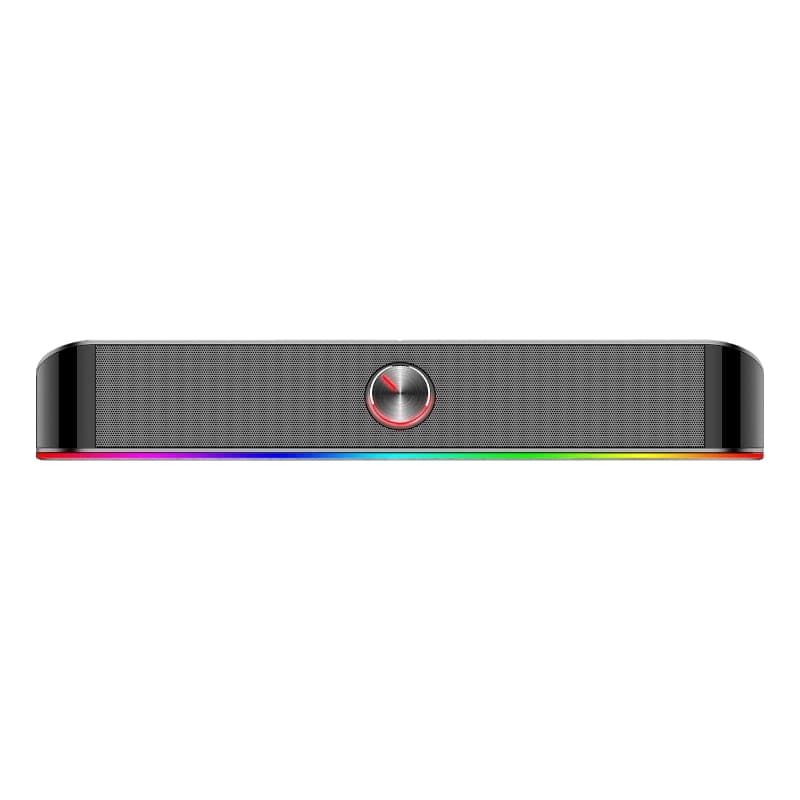 REDRAGON 2.0 Sound Bar ADIEMUS 2 x 3W RGB USB|Aux PC Gaming Speaker - Black image 2