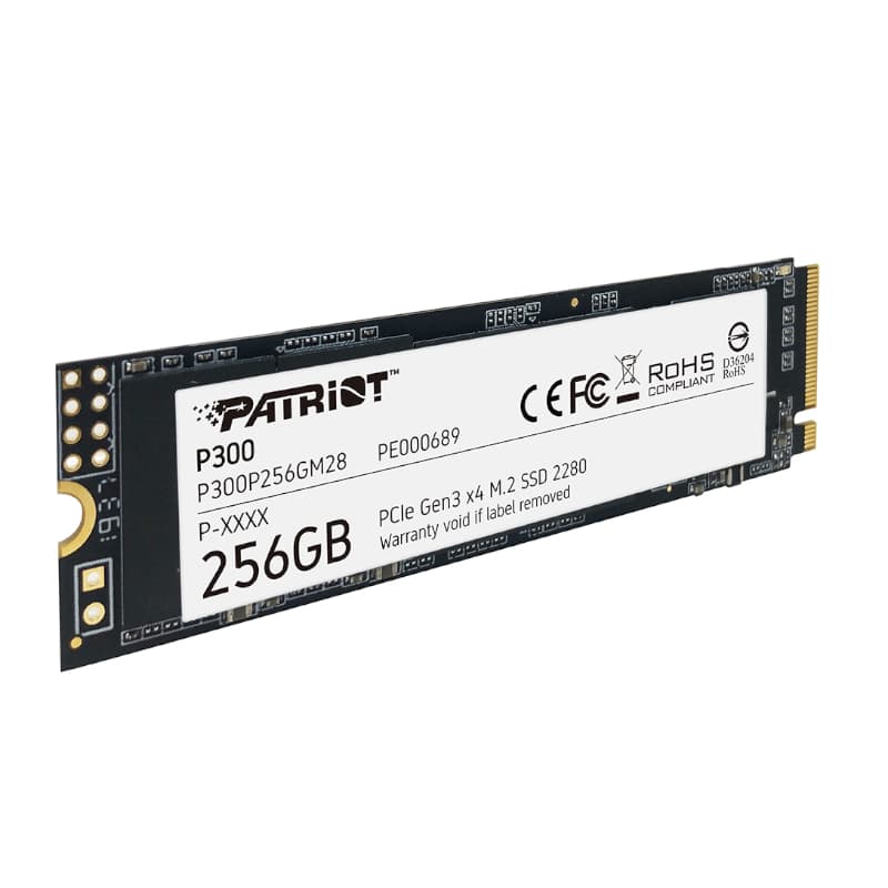 Patriot P300 256GB M.2 PCIe NVMe SSD image 2