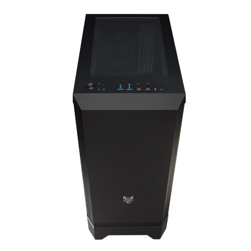 FSP CMT260 ATX Gaming Chassis - Black image 4