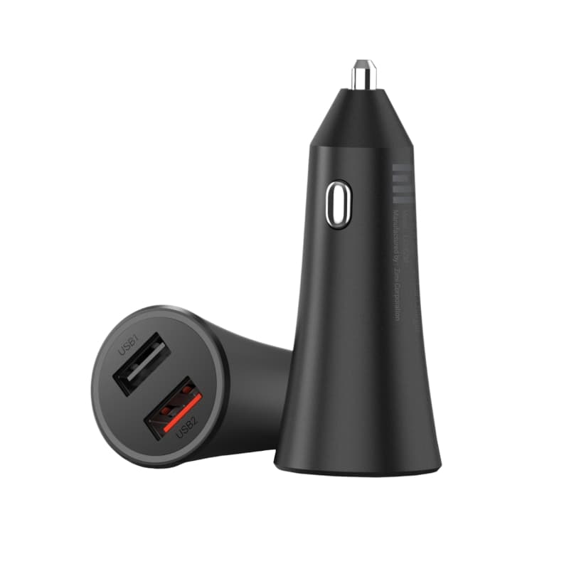 Xiaomi 37W Dual-Port Car Charger - Black image 3