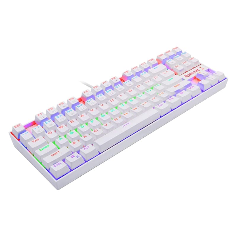 REDRAGON KUMARA Mechanical 87 Key|RGB Backlit Gaming Keyboard - White image 4