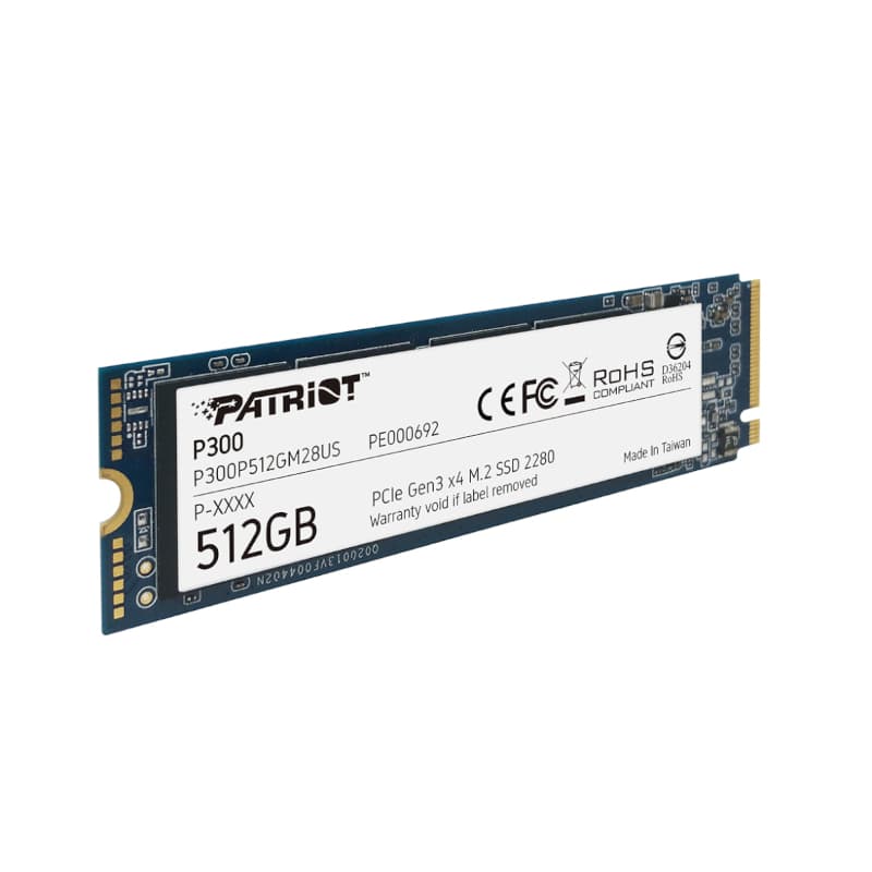 Patriot P300 512GB M.2 PCIe NVMe SSD image 3