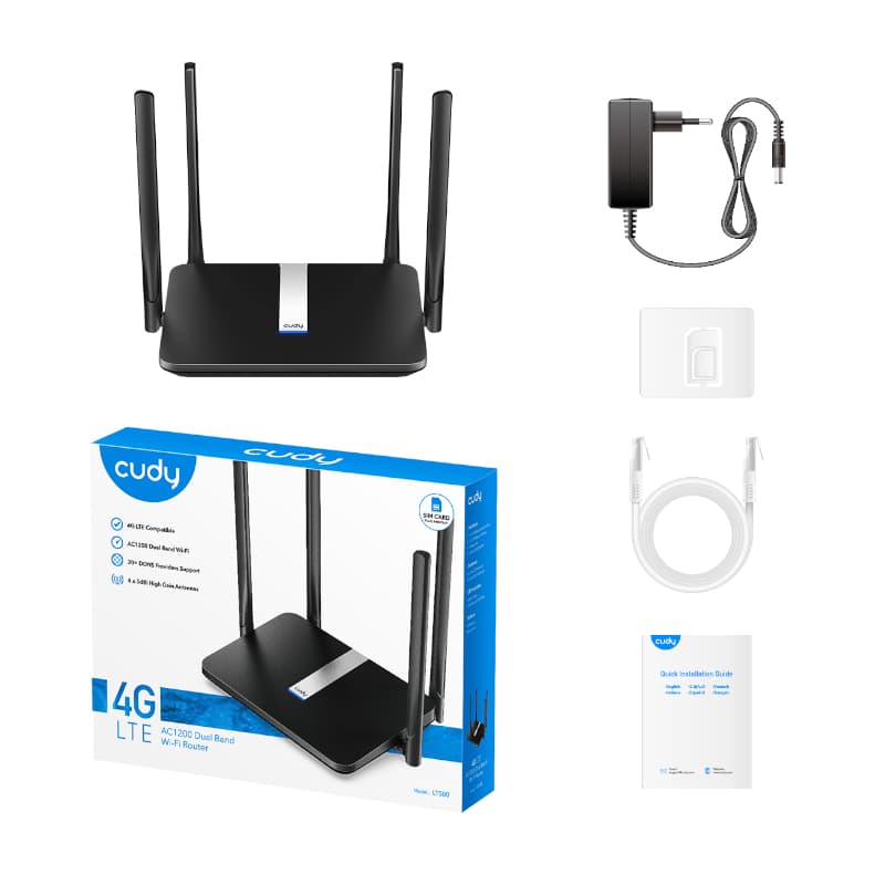 Cudy AC1200 WiFi 4G LTE Cat4 Router image 4