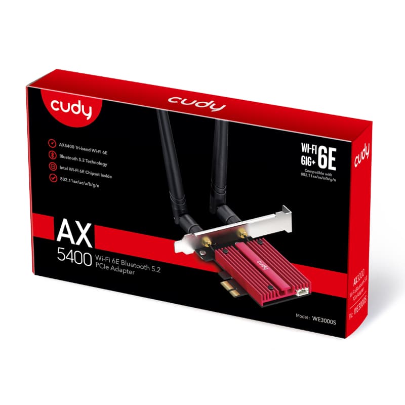 Cudy AX5400 WiFi 6E PCI Express Adapter image 2