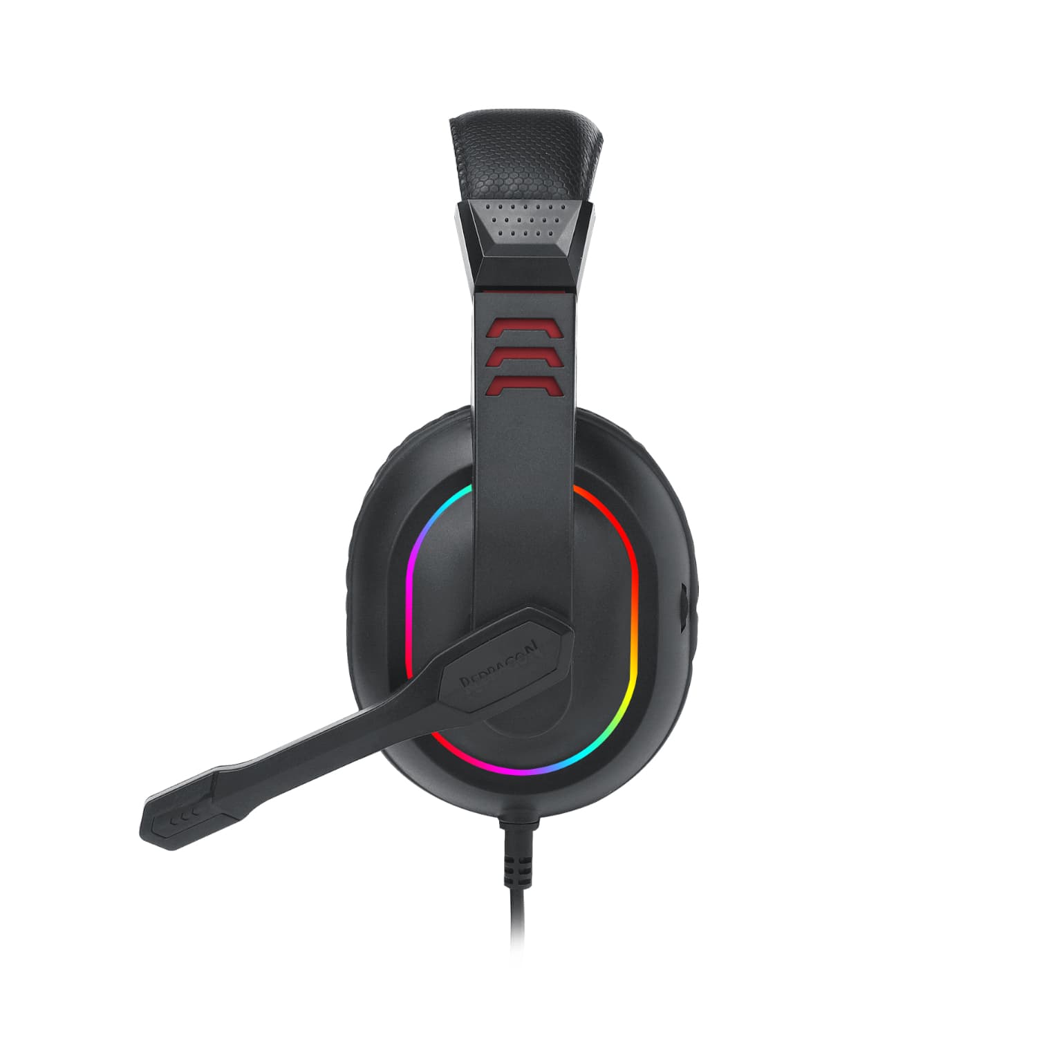 Redragon Over-Ear ARES Aux RGB Gaming Headset - Black image 6