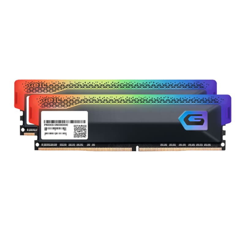 Geil Orion RGB 16GB KIT(2X8GB) 3600MHz DDR4 Desktop Gaming Memory - Grey image 2