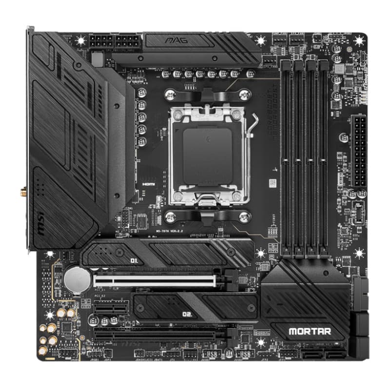 MSI MAG B650M MORTAR WIFI AMD AM5 mATX Gaming Motherboard image 2