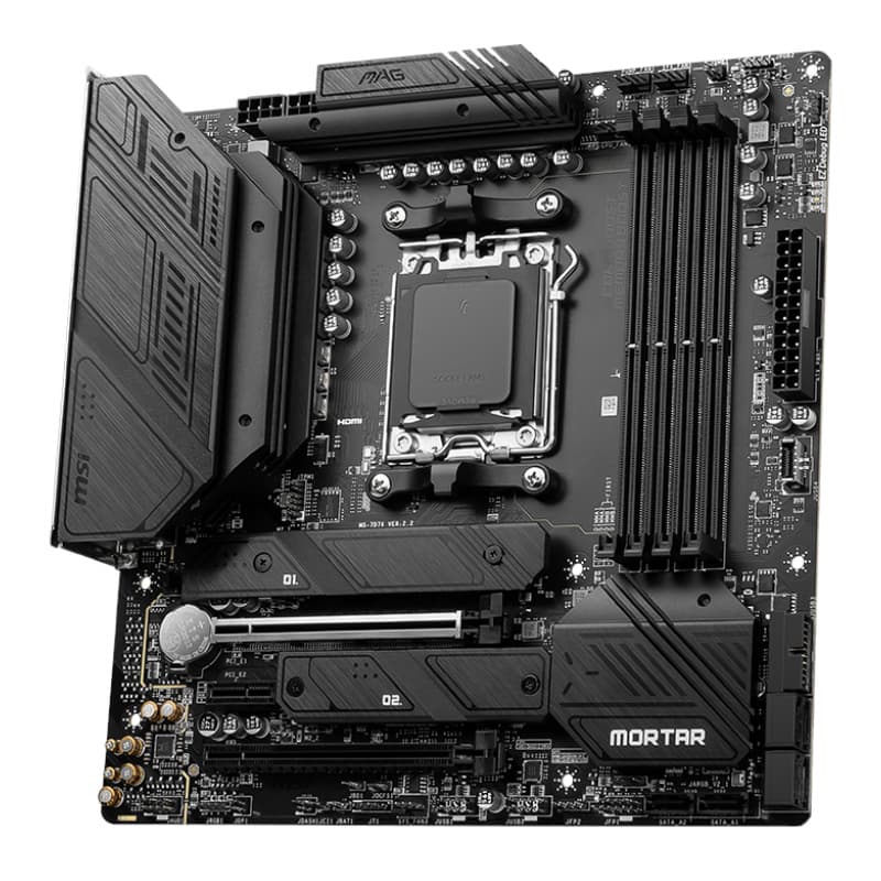 MSI MAG B650M MORTAR WIFI AMD AM5 mATX Gaming Motherboard image 3