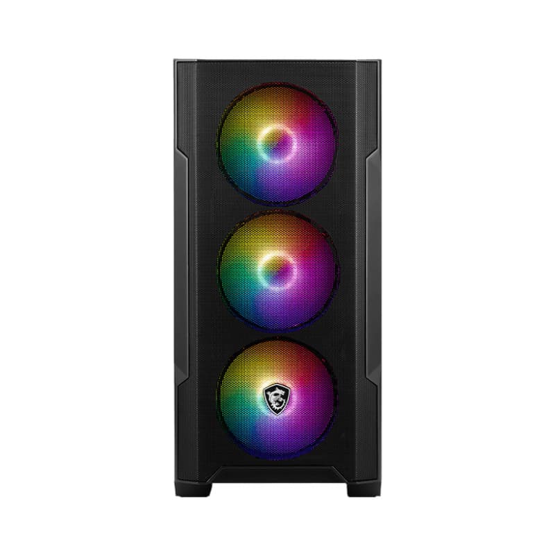 MSI MAG FORGE M100A mATX RGB GAMING CASE image 3