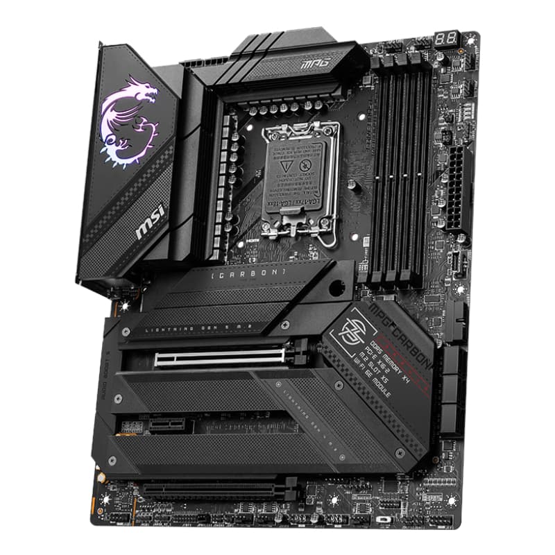 MSI MPG Z790 CARBON WIFI DDR5 LGA1700 ATX Gaming Motherboard image 4