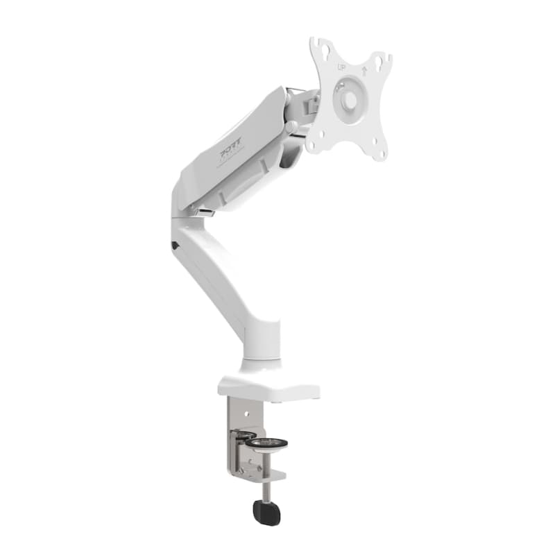 PORT Monitor Arm VESA Single Screen - White image 2