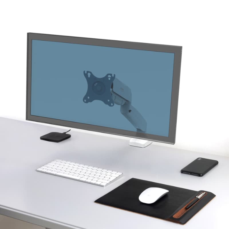 PORT Monitor Arm VESA Single Screen - White image 4