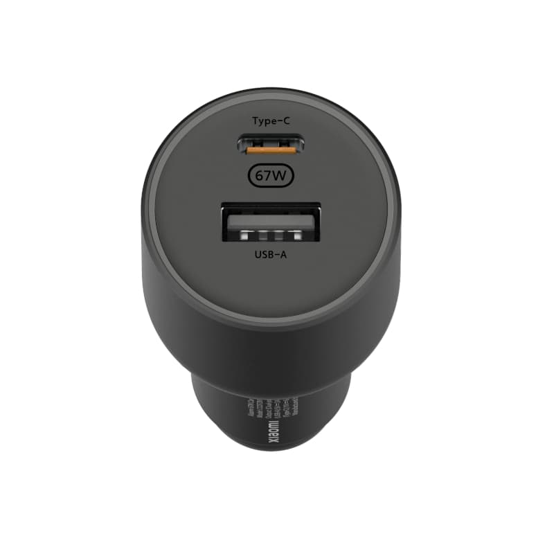 Xiaomi 67W Car Charger USB-A and Type-C image 2