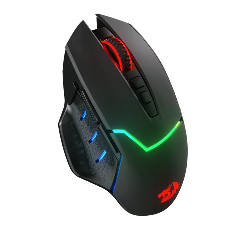 REDRAGON Mirage Pro 8000DPI RGB Wireless Gaming Mouse - Black image 2