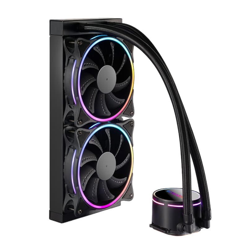 PCBuilder Hydro Chill 240MM AIO Liquid CPU Cooler ARGB image 2
