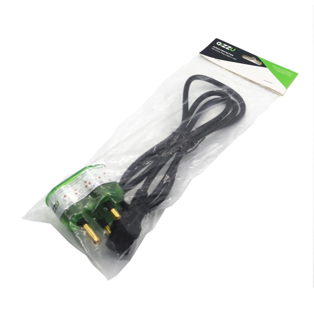 Gizzu Surge Protector 10A Kettle Plug Cable 1.5M image 6
