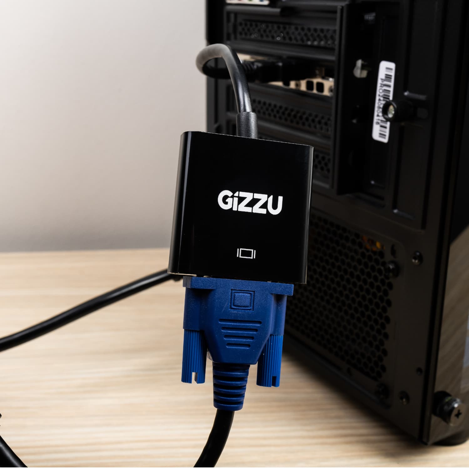 Gizzu 1080P HDMI to VGA Adapter Poly image 3