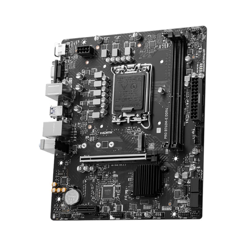 MSI PRO B760M-E DDR4 Intel LGA1700 mATX Motherboard image 3