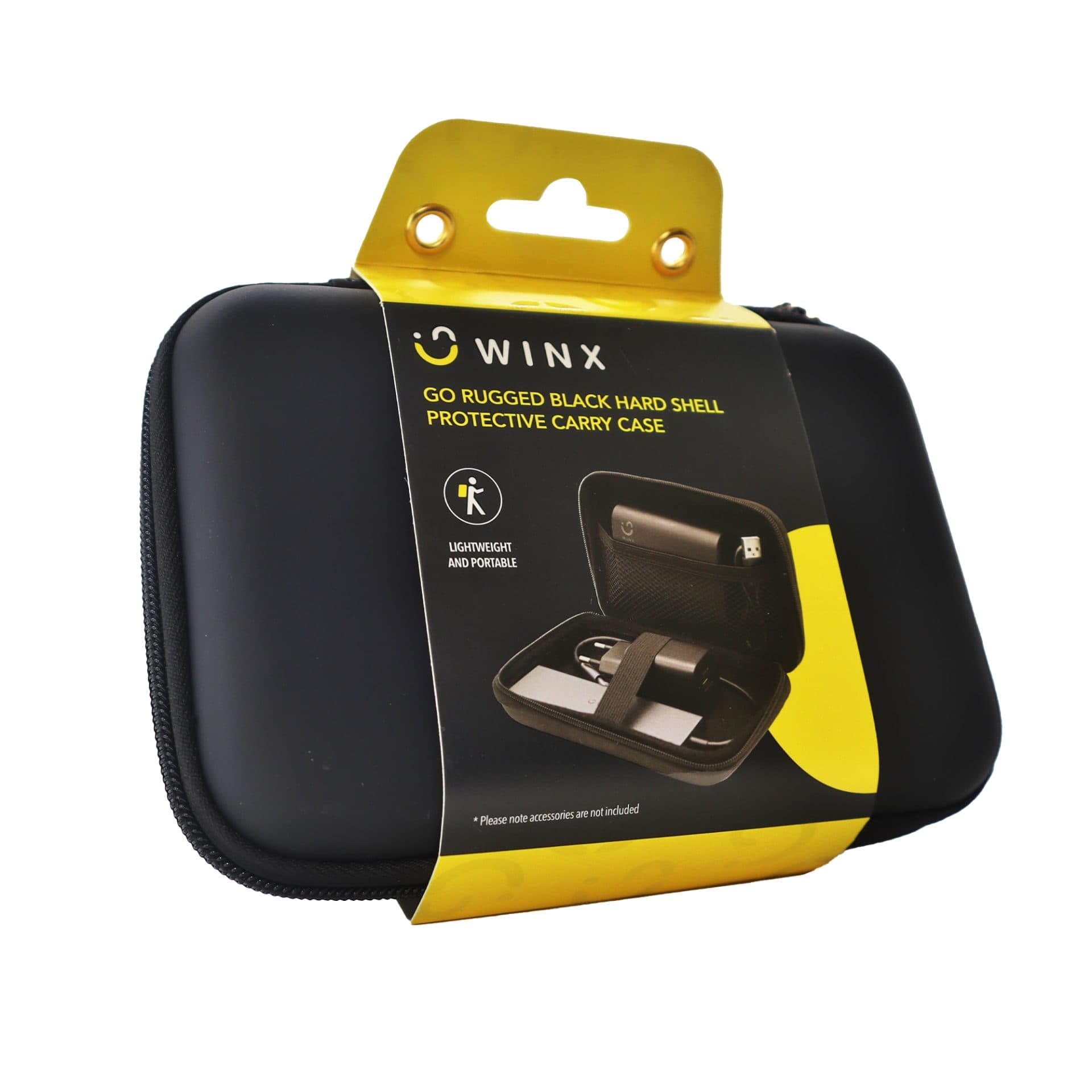 Winx Go Rugged Hardshell Protective Carry Case - Black image 2