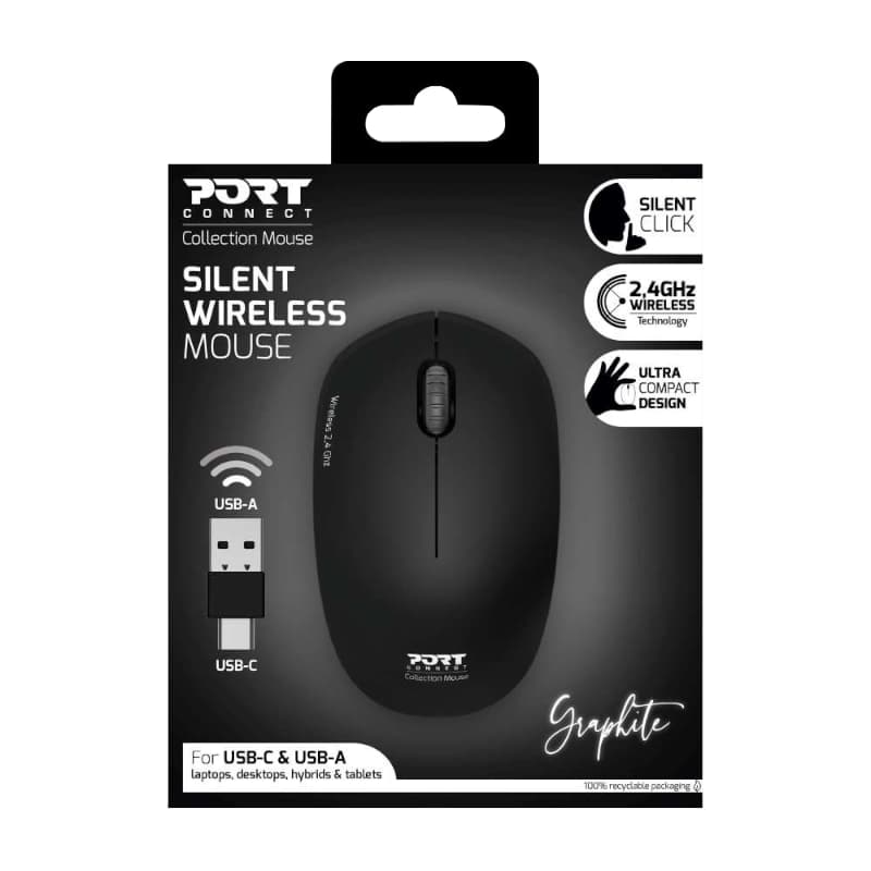 Port Connect MOUSE COLLECTION II WIRELESS Graphite image 4