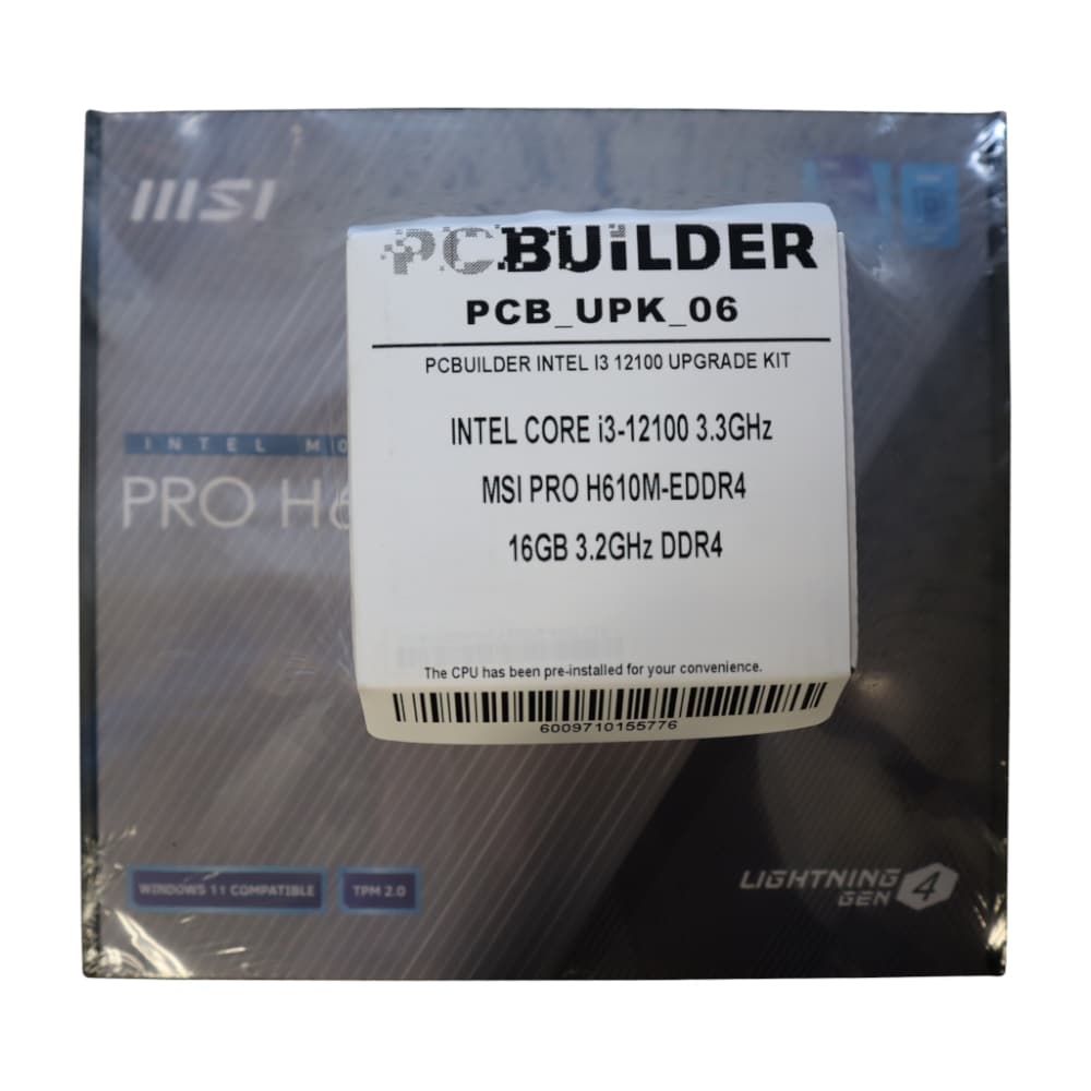 PCBuilder Intel Core i3-12100 LEVEL UP Core Upgrade Kit image 7