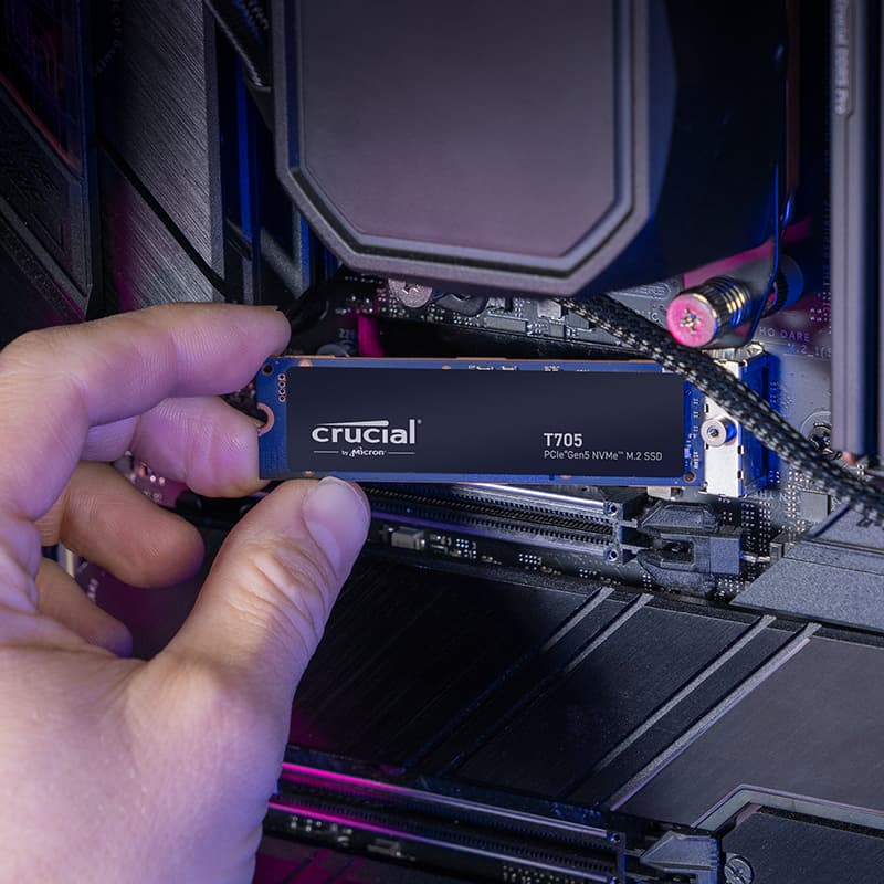 Crucial T705 2TB M.2 NVMe Gen5 NAND SSD image 4