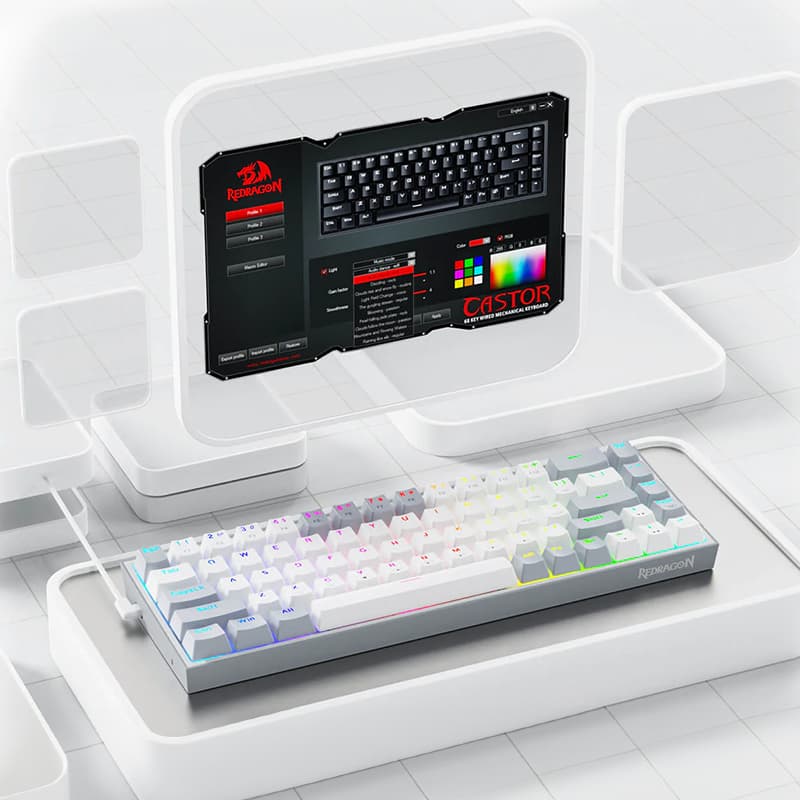 REDRAGON MECHANICAL Caster Wired Gaming Keyboard image 4
