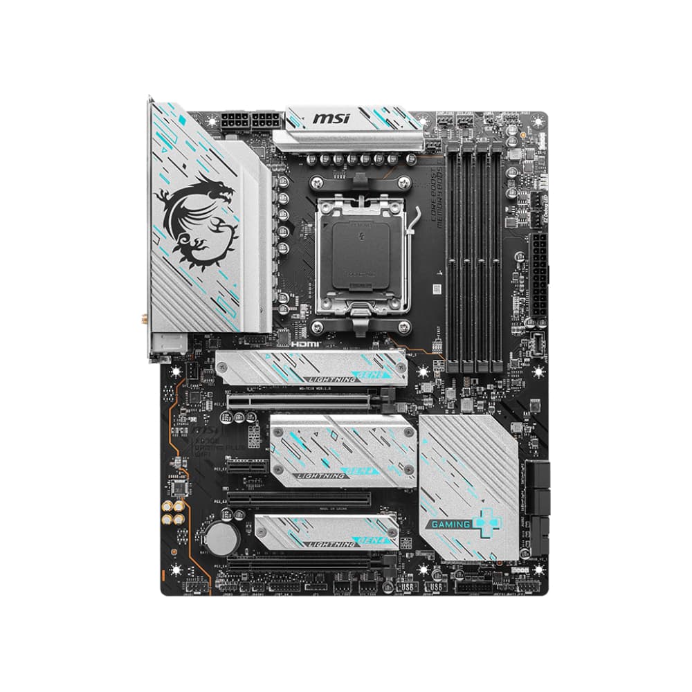 MSI X670E GAMING PLUS WIFI AMD AM5 ATX Gaming Motherboard image 2