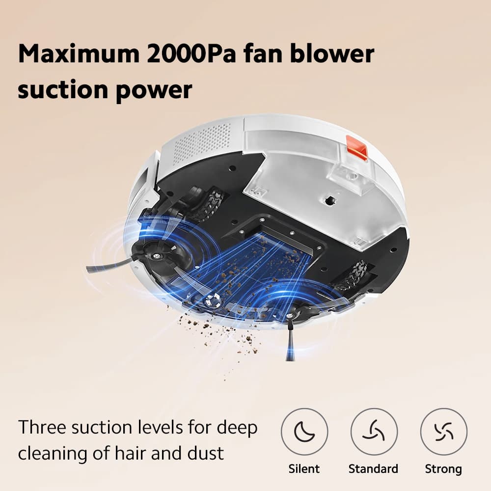Xiaomi Robot Vacuum Cleaner and Mop E5 - White image 7