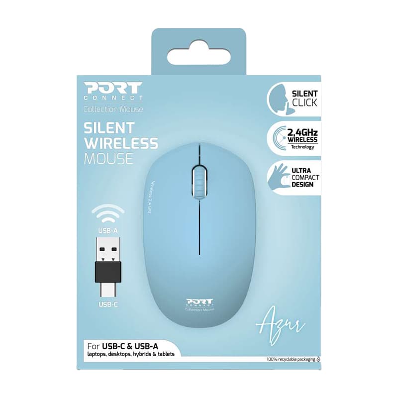 Port Connect MOUSE COLLECTION II WIRELESS Azur image 6