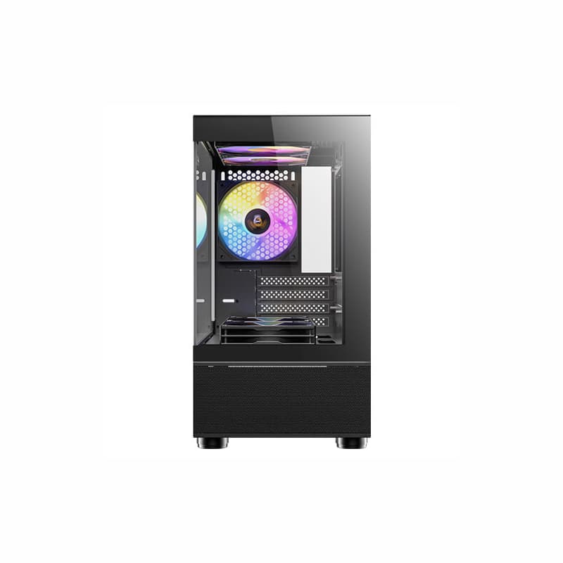 Antec CX200M Elite Micro-ATX | ITX RGB Mini-Tower Gaming Chassis - Black image 3