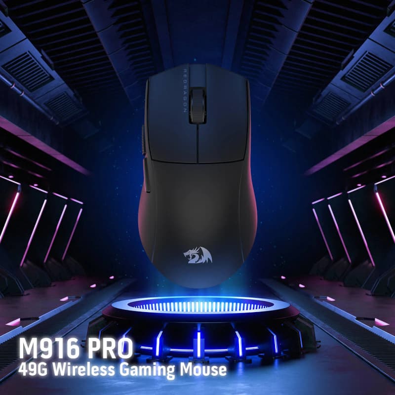 REDRAGON M916 PRO 4K 3-Mode Wireless Gaming Mouse - Black image 3