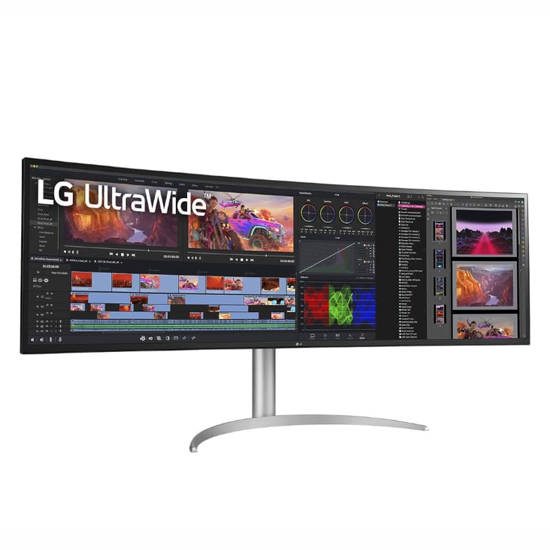 LG UltraWide 49" Dual-QHD IPS Curved Monitor 144Hz with USB-C incl Speakers image 3
