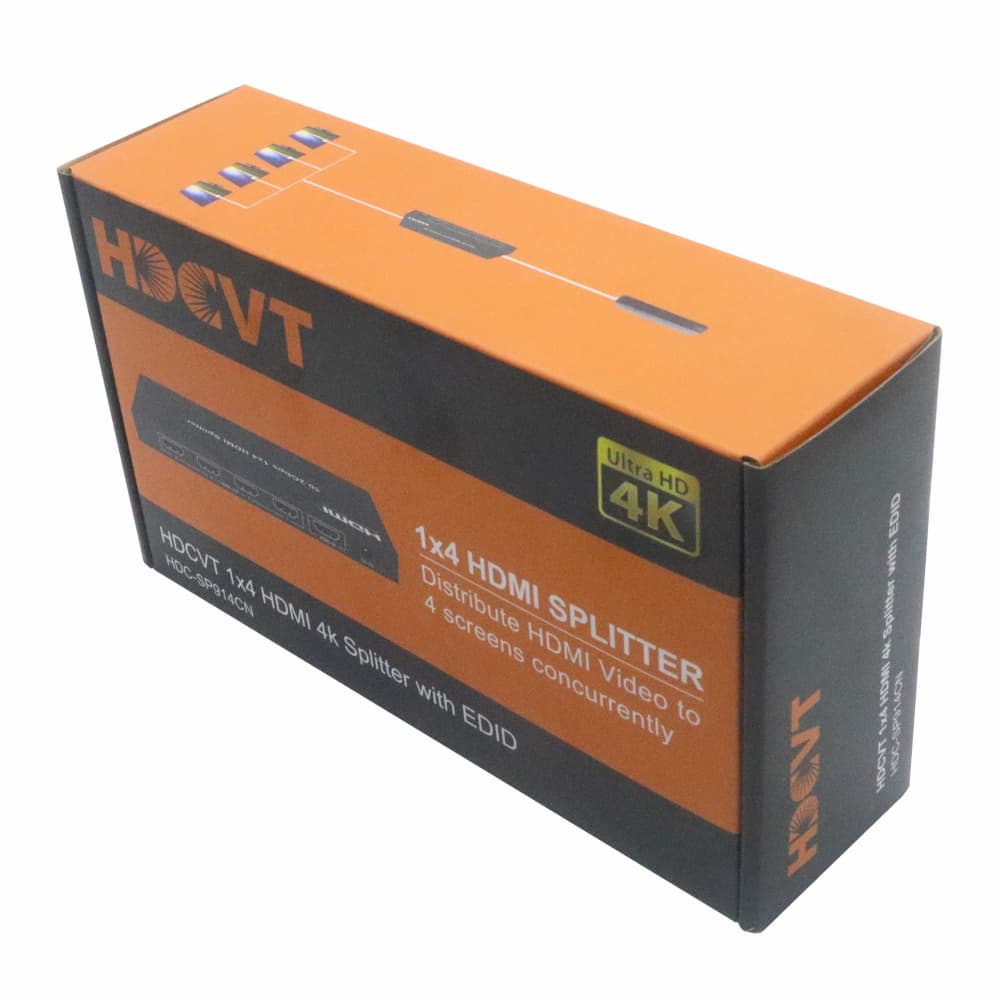 HDCVT 1x4 HDMI 1.4 Splitter 4K with EDID Management image 7
