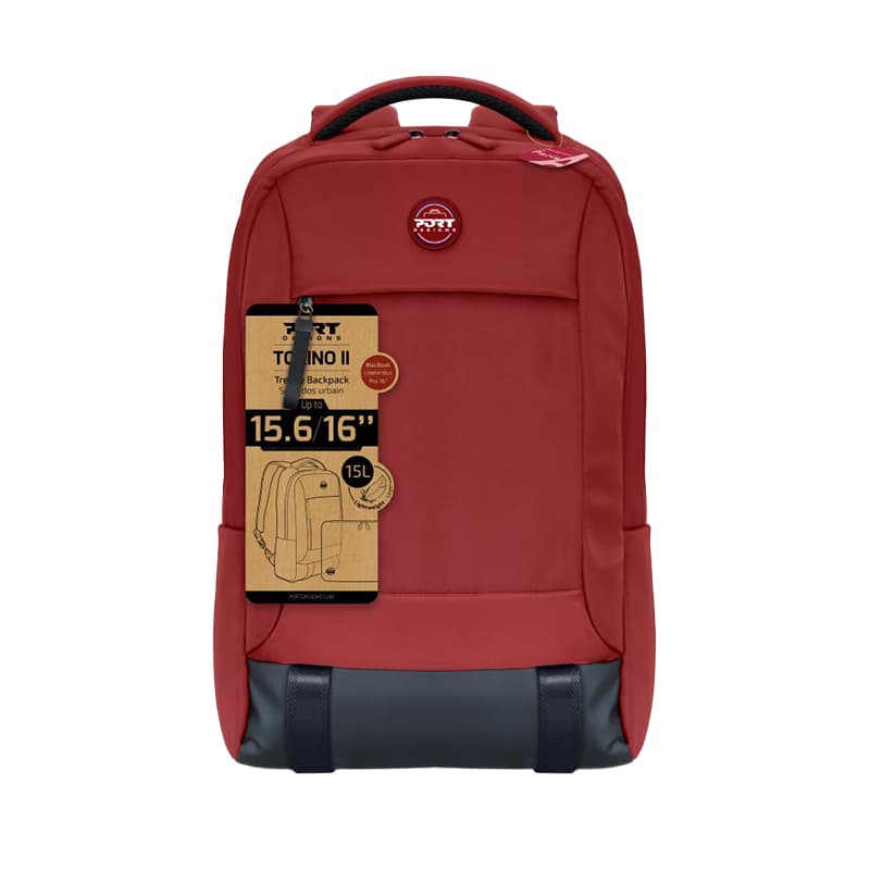 Port Designs Torino II 15.6" Backpack-Red image 4