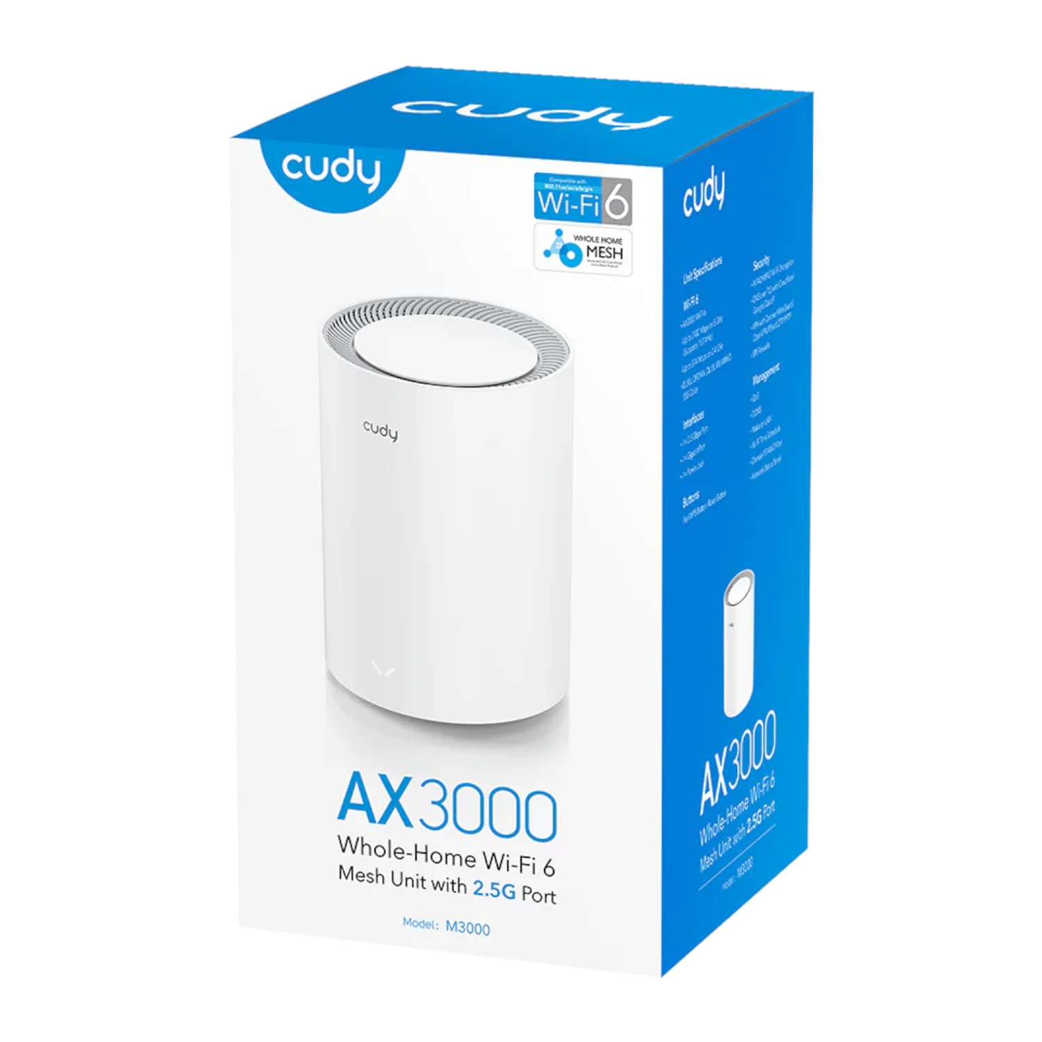 Cudy AX3000 Wi-Fi 6 Mesh Kit 1 Pack - White image 5