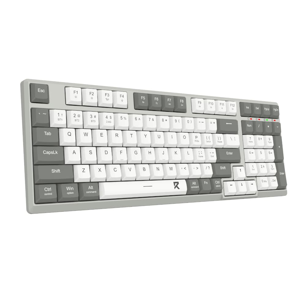 REDRAGON KB SCISSOR KEY 2.4G BT WRS BKWT image 2