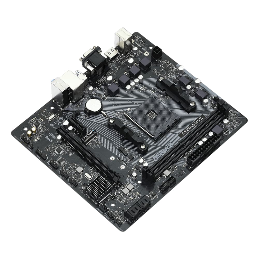ASRock A520M-HVS AMD AM4 M-ATX Motherboard image 3